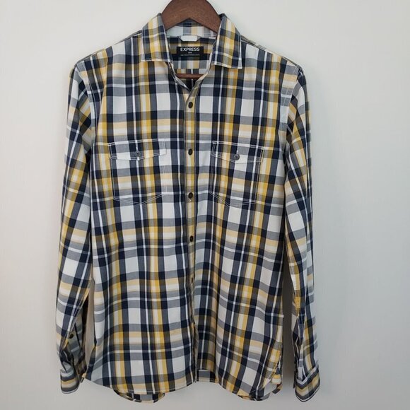 Express Long Sleeve Button Down Shirt - Picture 1 of 9